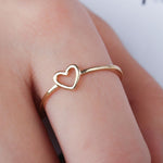 Golden Love Ring