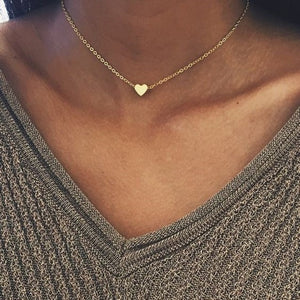 Simple Heart Chain Necklace
