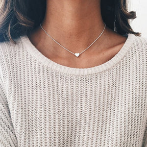 Simple Heart Chain Necklace