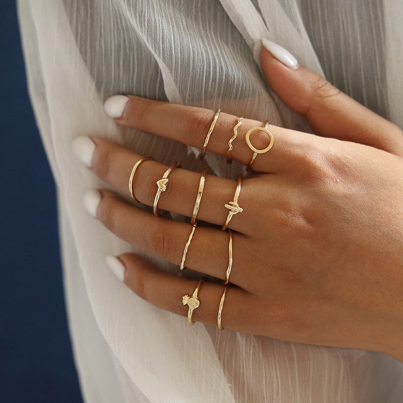 Handmade Geometry Finger Ring