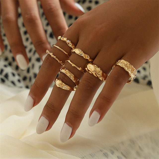 Handmade Geometry Finger Ring