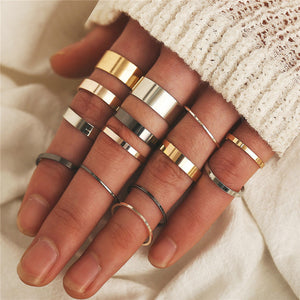 Handmade Geometry Finger Ring