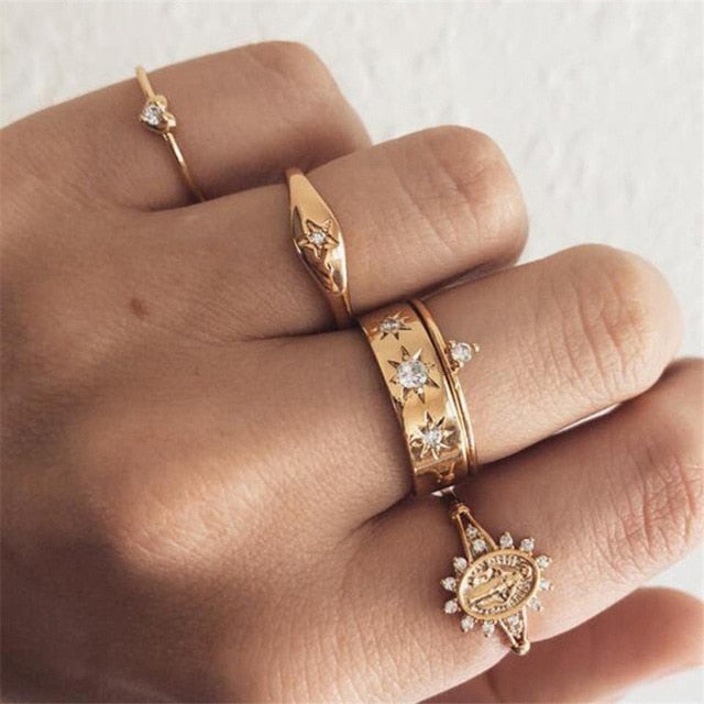 Handmade Geometry Finger Ring