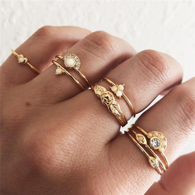 Handmade Geometry Finger Ring