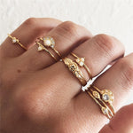 Handmade Geometry Finger Ring