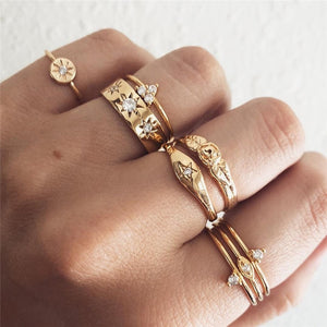 Handmade Geometry Finger Ring