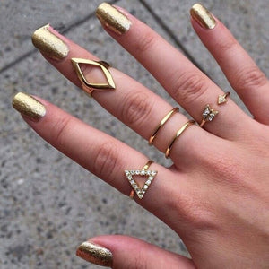 Handmade Geometry Finger Ring
