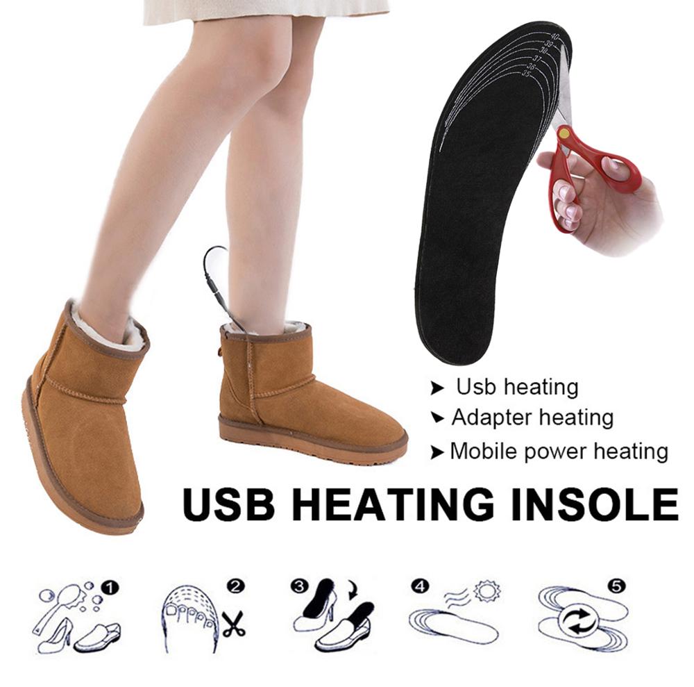 USB Heated Insoles Foot