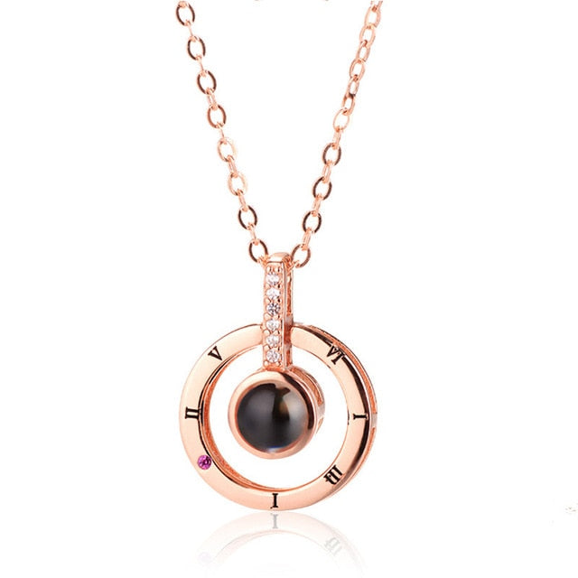 "I LOVE YOU" 100 Languages Necklace